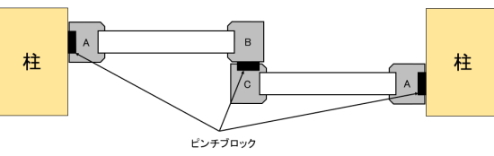 防音用椽（関東）　取付図　1